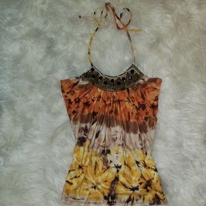 Jeweled Tropical Colors Top
